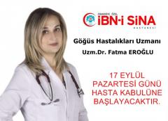 Gögüs Hastalıkları Uzmanı Fatma Eroğlu